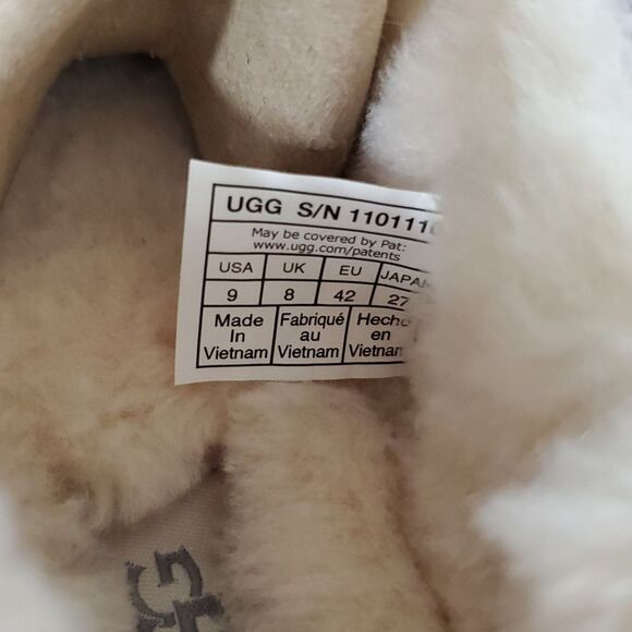 UGG Ascot Slipper Grey Suede Wool Comfort Loafer Men's US 9 NIB - Picture 11 of 16